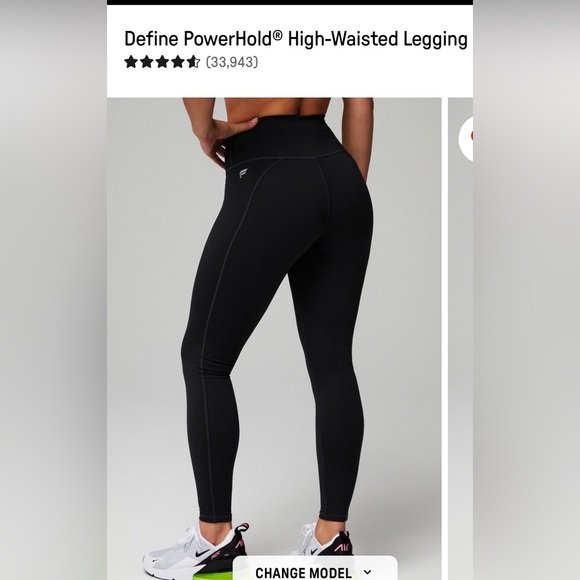 Fabletics Define High-Waisted Leggings-Medium Tall - Picture 3 of 6
